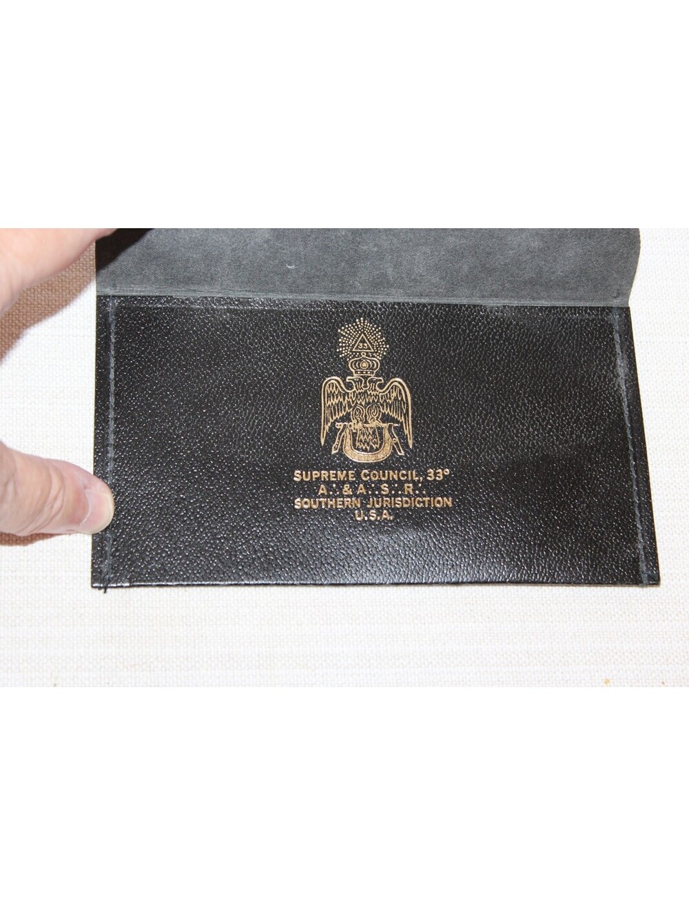 Vintage Scottish Rite Supreme Council 33Β° Masonic Document Certificate Case